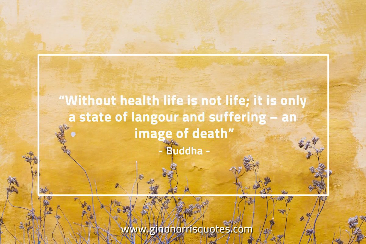 Without health life is not life BuddhaQuotes