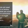 You do not need brawn or brains GinoNorrisQuotes