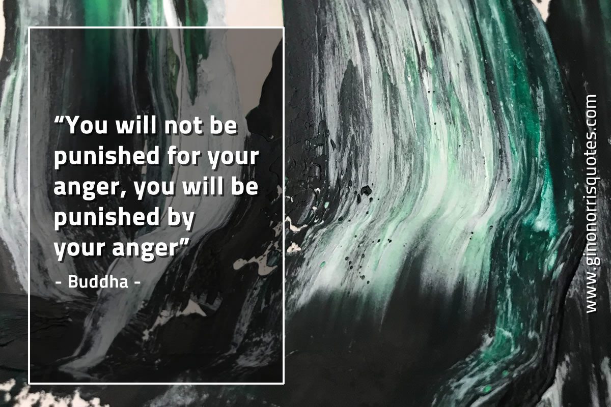 You will not be punished for your anger BuddhaQuotes