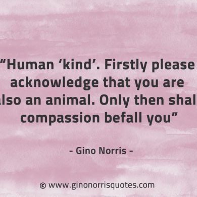 Human kind GinoNorrisQuotes