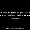 It is in the depths of your values GinoNorrisINTJQuotes