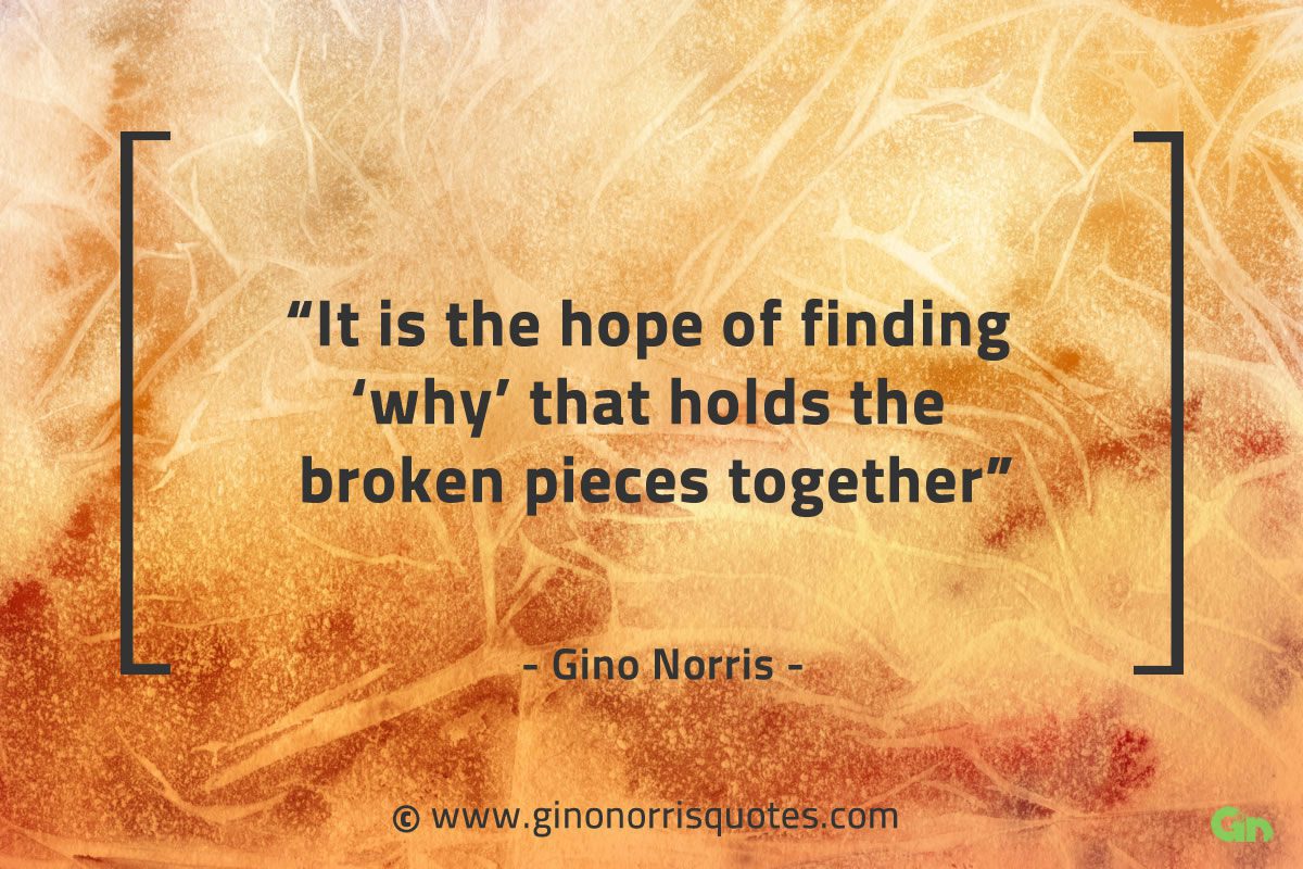 It is the hope of finding why GinoNorrisQuotes