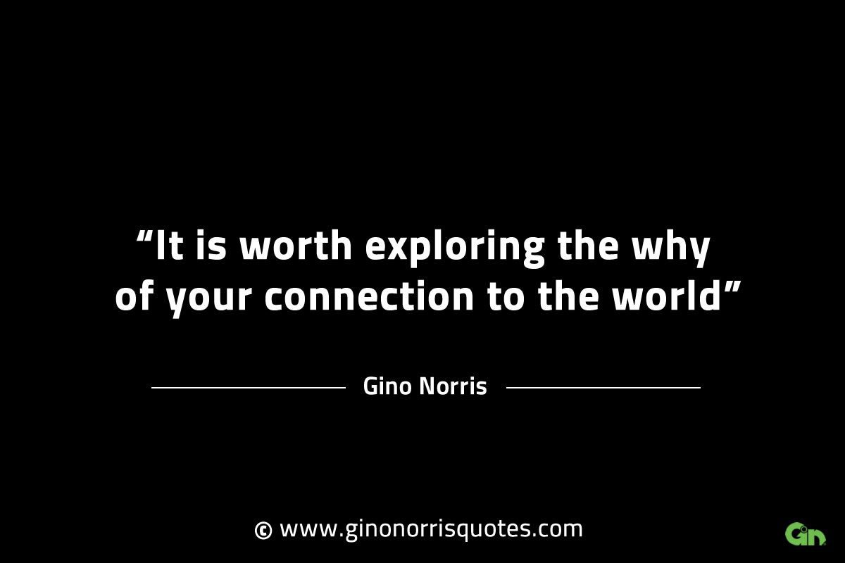 It is worth exploring the why GinoNorrisINTJQuotes