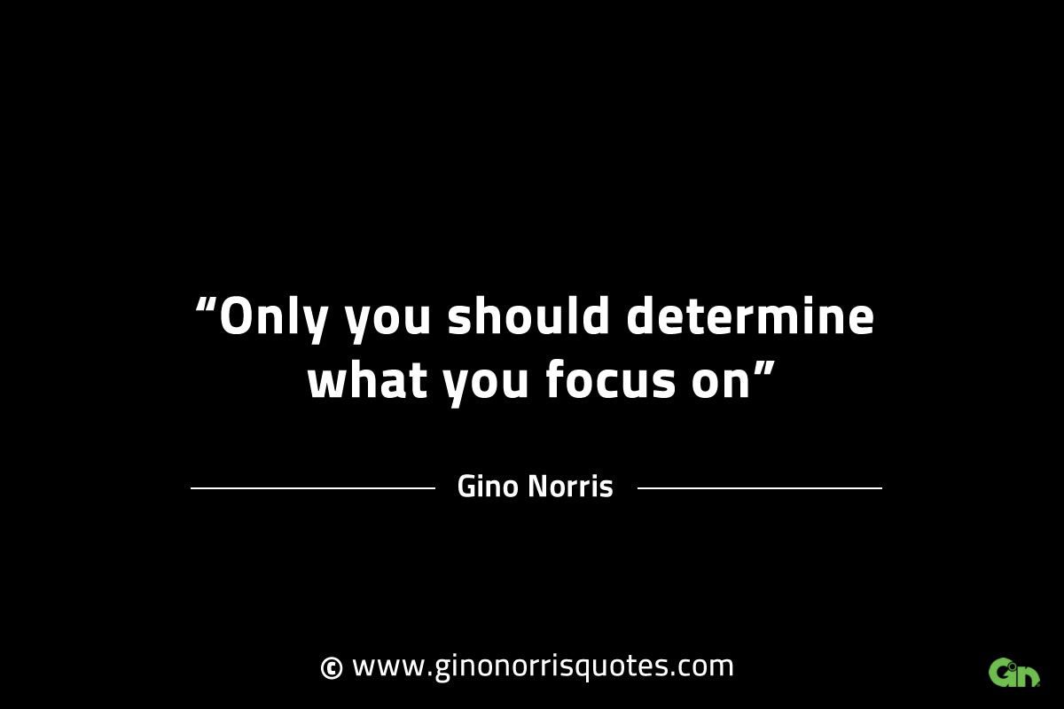 Only you should determine GinoNorrisINTJQuotes