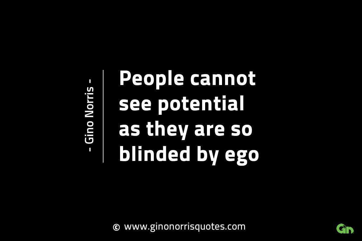 People cannot see potential GinoNorrisINTJQuotes