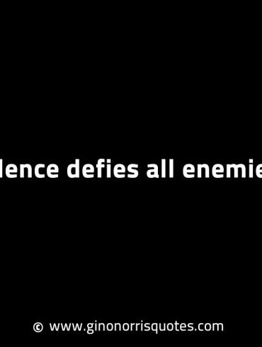 Silence defies all enemies GinoNorrisINTJQuotes