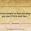 Strive simply to find out GinoNorrisQuotes