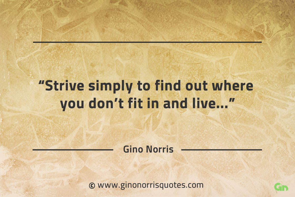 Strive simply to find out GinoNorrisQuotes