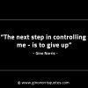 The next step in controlling me GinoNorrisINTJQuotes