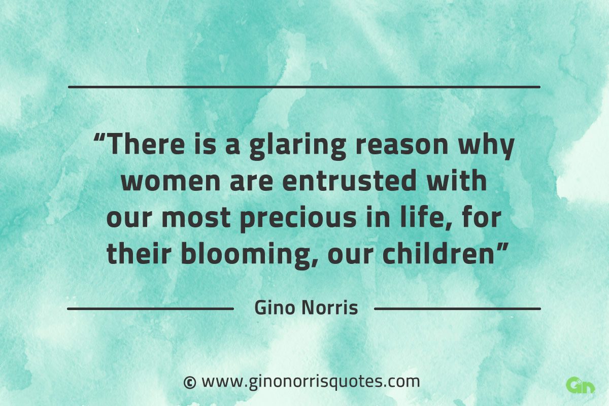 There is a glaring reason why women GinoNorrisQuotes