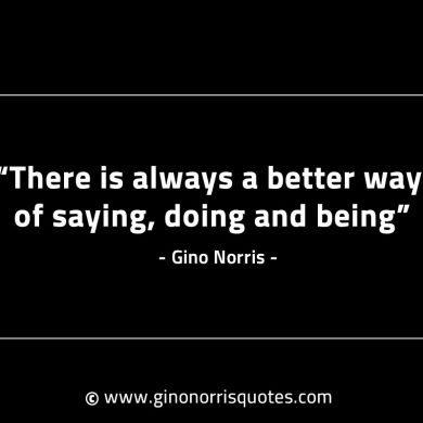 There is always a better way GinoNorrisINTJQuotes