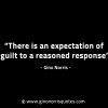 There is an expectation of guilt GinoNorrisINTJQuotes