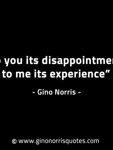 To you its disappointment GinoNorrisINTJQuotes