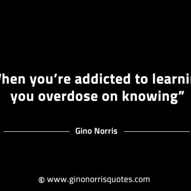 When youre addicted to learning GinoNorrisINTJQuotes