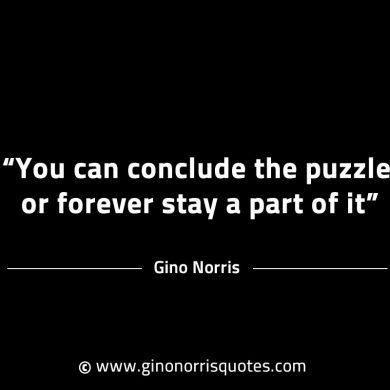 You can conclude the puzzle GinoNorrisINTJQuotes