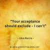 Your acceptance should exclude I cant GinoNorrisQuotes