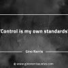 Control is my own standards GinoNorrisQuotesINTJQuotes