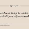 Conviction is having the mindset ginonorrisquotes