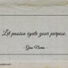 Let passion ignite your purpose ginonorrisquotes