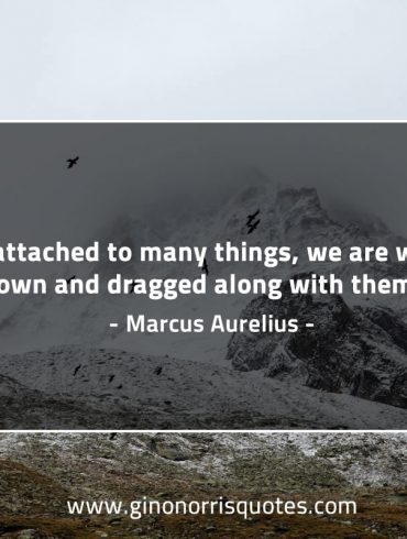 Being attached to many things MarcusAureliusQuotes