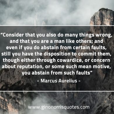 Consider that you also do many things wrong MarcusAureliusQuotes