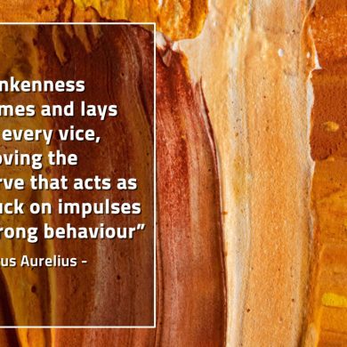 Drunkenness inflames and lays bare MarcusAureliusQuotes