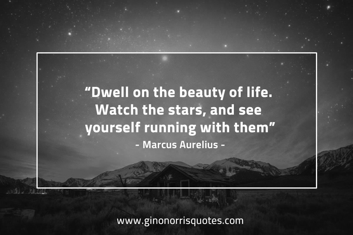 Dwell on the beauty of life MarcusAureliusQuotes