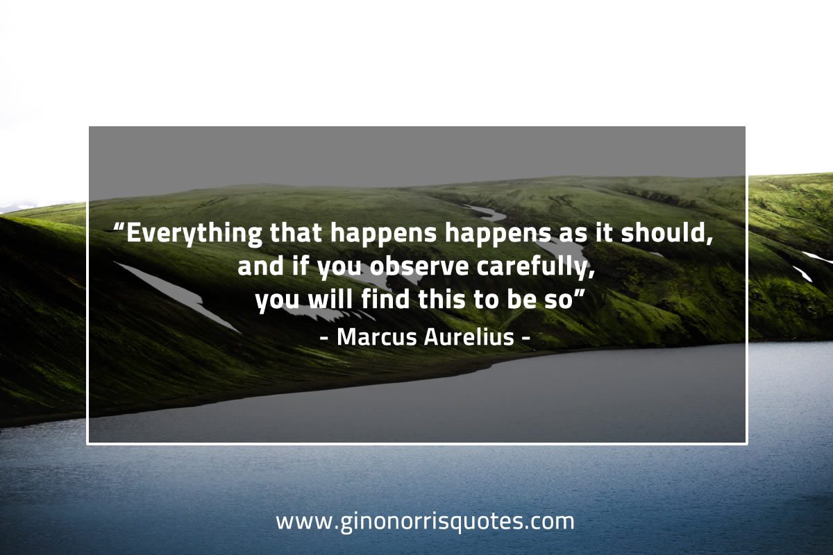 Everything that happens MarcusAureliusQuotes