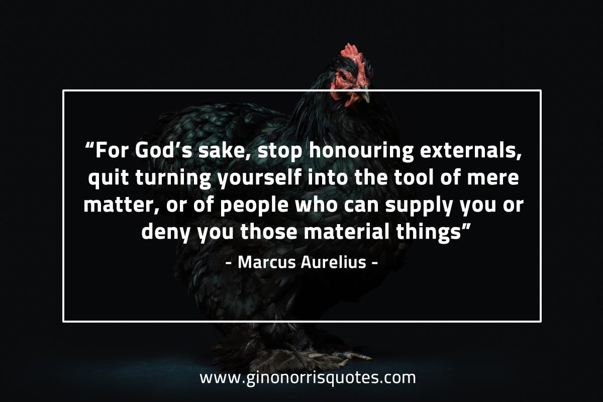 For God’s sake stop honouring externals MarcusAureliusQuotes
