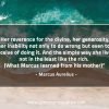 Her reverence for the divine MarcusAureliusQuotes