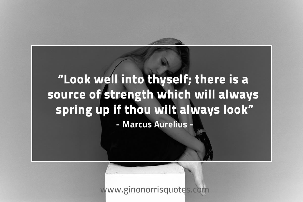 Look well into thyself MarcusAureliusQuotes