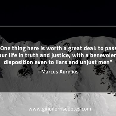 One thing here is worth a great deal MarcusAureliusQuotes