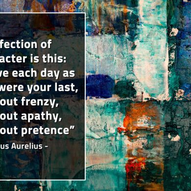Perfection of character is this MarcusAureliusQuotes