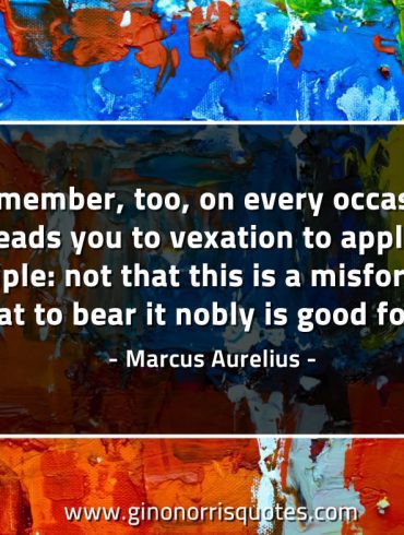 Remember too on every occasion MarcusAureliusQuotes