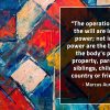The operations of the will are in our power MarcusAureliusQuotes