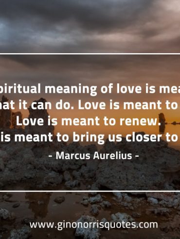 The spiritual meaning of love MarcusAureliusQuotes