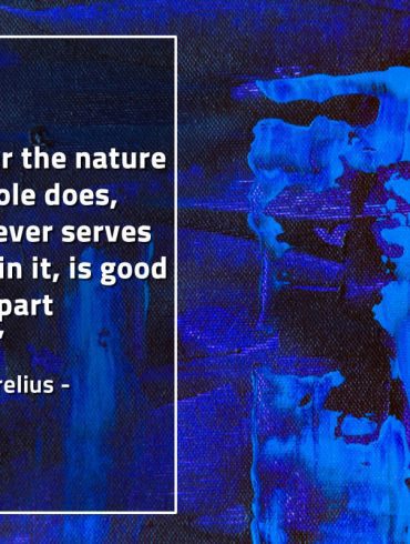 Whatever the nature of the whole does MarcusAureliusQuotes