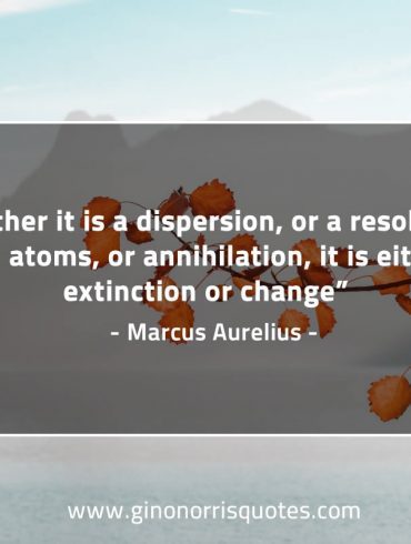 Whether it is a dispersion MarcusAureliusQuotes