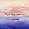 To give love presumes want
