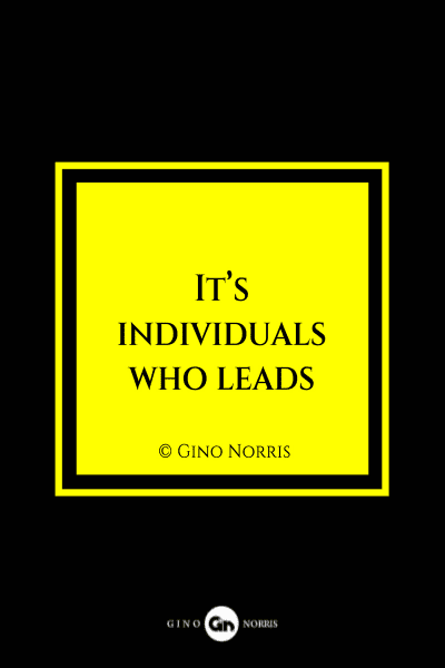 14MQ. Its individuals who leads