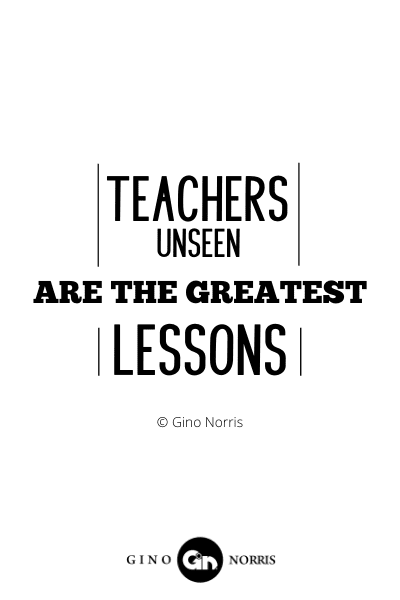 163INTJ. Teachers unseen are the greatest lessons