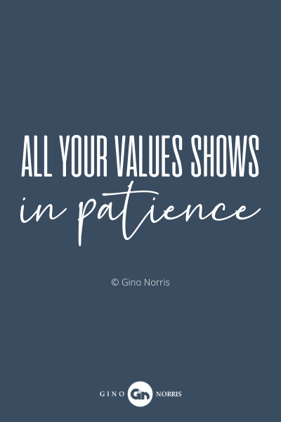 19PQ. All your values shows in patience
