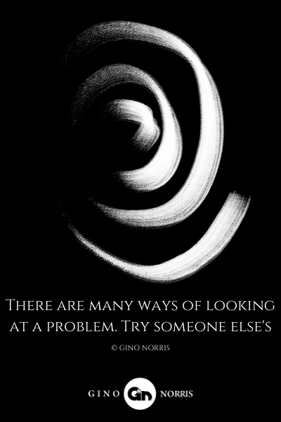 263LQ. There are many ways of looking at a problem. Try someone elses