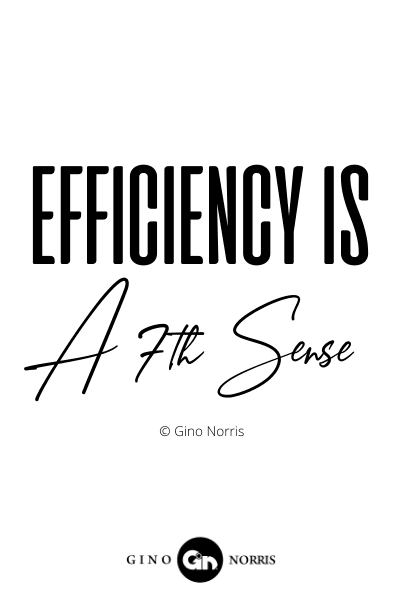 29INTJ. Efficiency is a 7th sense