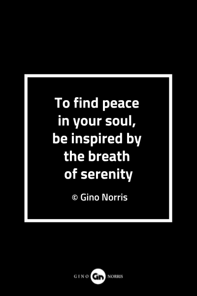 95MQ. To find peace in your soul be inspired by the breath of serenity