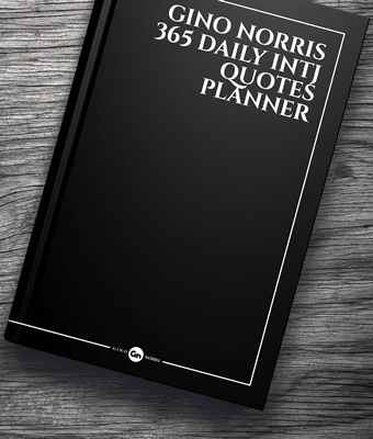 6x9 Gino Norris 365 Daily INTJ Quotes Planner3a