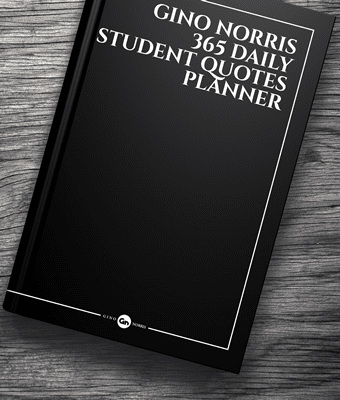 6x9 Gino Norris 365 Daily Student Quotes Planner7a