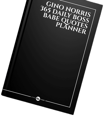 6x9 Gino Norris 365 Daily Boss Babe Quotes Planner1a