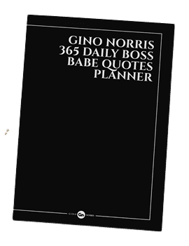 Gino Norris 365 Daily Boss Babe Quotes Planner LETTER