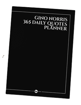 Gino Norris 365 Daily Quotes Planner LETTER